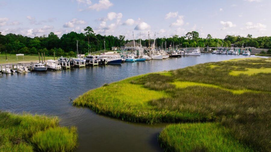 Ocean Springs harbor, Mississippi Gulf Coast